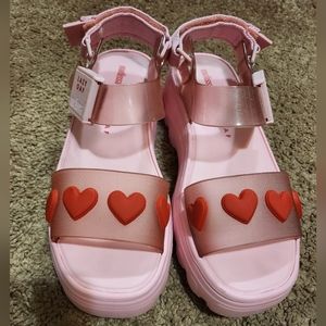 Melissa x Lazy Oaf sandals